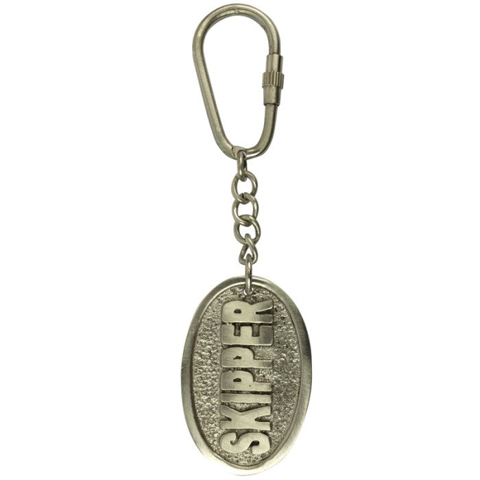 "Skipper" Pewter Keyring