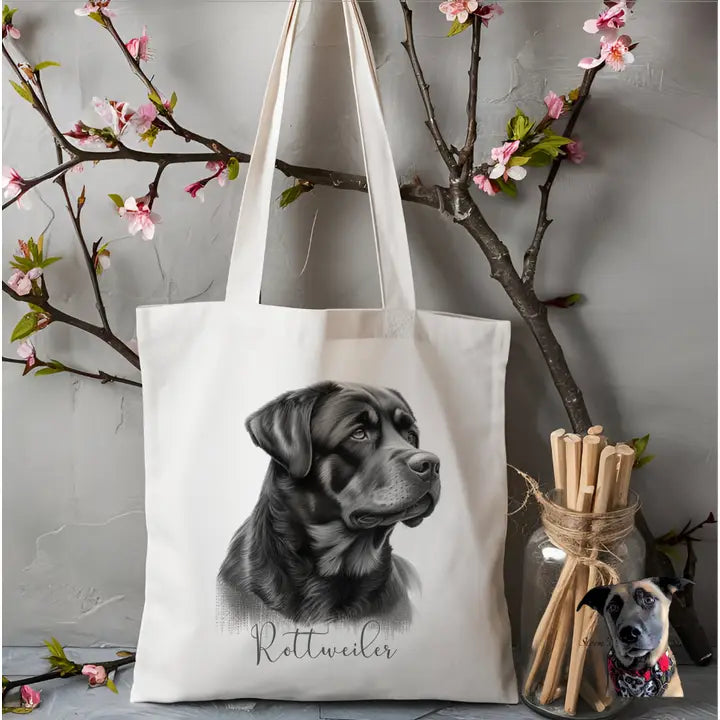 Rottweiler Tote Bag